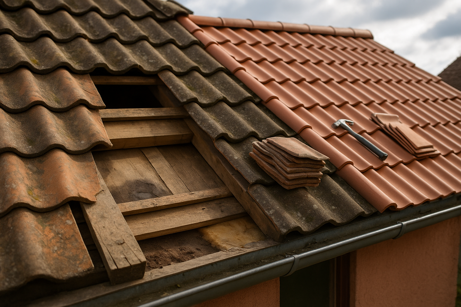 réparation toiture Oise, rénovation complète de toiture Aisne, décision réparation rénovation toit, couvreur Soissons, diagnostic toiture Compiègne, fuite de toit Meaux, Apexium Couverture