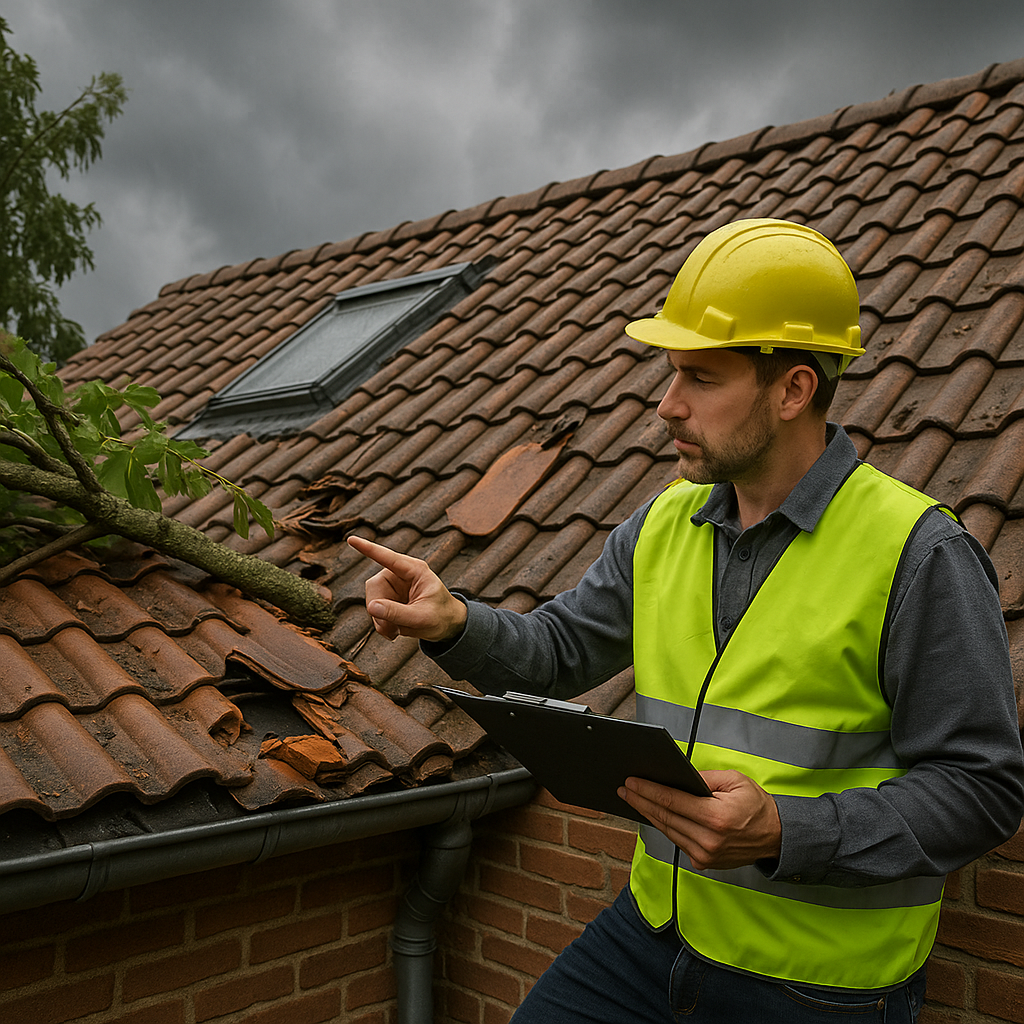  inspection toiture après orage Oise, dégâts toiture grêle Soissons, fuite de toit après pluie Aisne, couvreur urgence Compiègne, tuile cassée orage Meaux, diagnostic toiture, Apexium Couverture