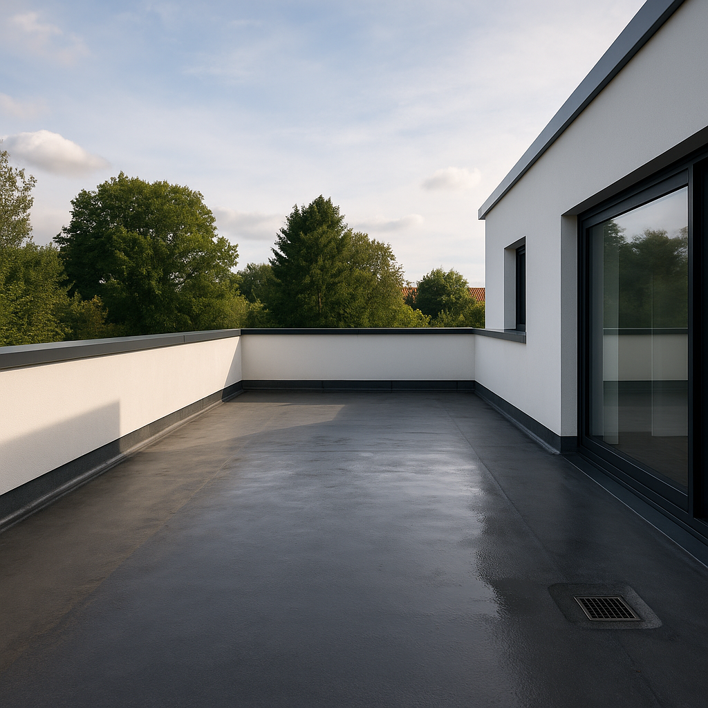 étanchéité toiture terrasse Oise, protection toit plat Soissons, fuite toit terrasse Compiègne, membrane EPDM Aisne, étanchéité bitumineuse Meaux, couvreur étancheur, Apexium Couverture.