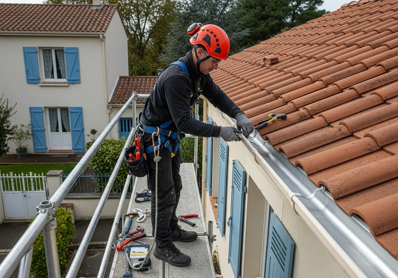 pose gouttière Oise, installation gouttière zinc Soissons, couvreur zingueur Compiègne, devis gouttière Meaux, réparation zinguerie Aisne, gouttière PVC Villers-Cotterêts, Apexium Couverture