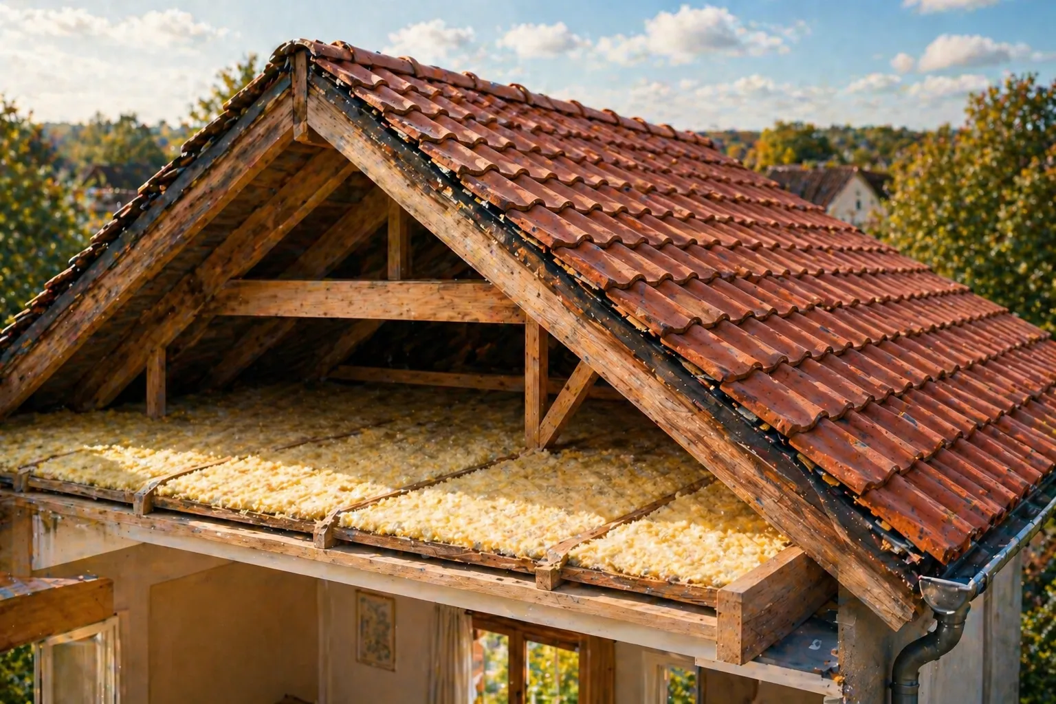 entretien toiture déperditions chaleur, isolation toiture Soissons, couvreur Compiègne, facture de chauffage, Apexium Couverture, maintenance toiture